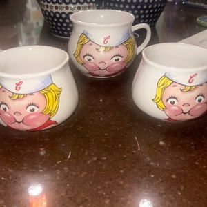 Vintage Campbell soup mugs